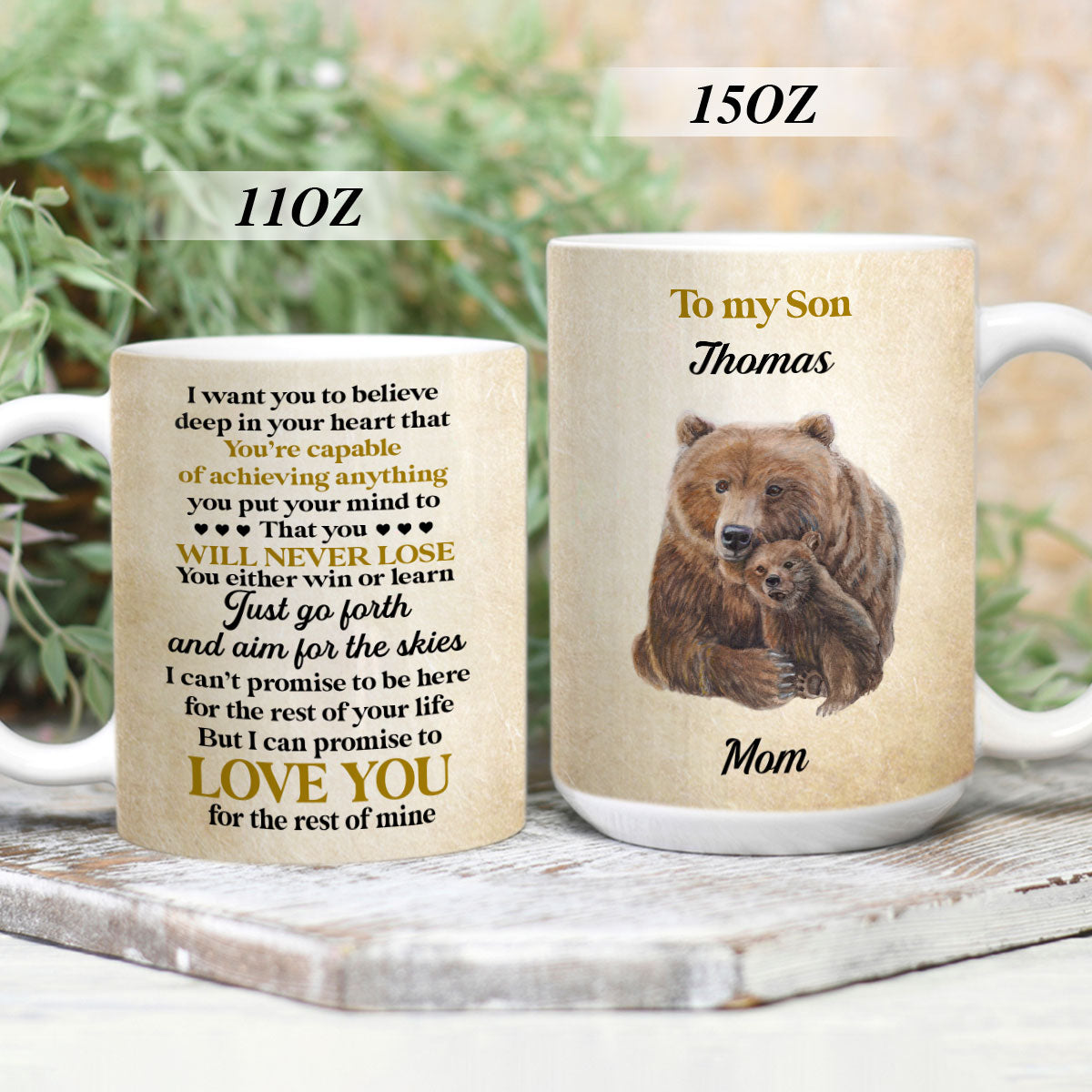 Just Go Forth And Aim For The Skies - Cute Personalized White Ceramic Mug For Chirldren NUHN218