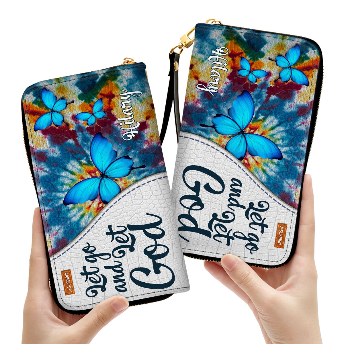 Adorable Personalized Clutch Purse - Let Go And Let God H11