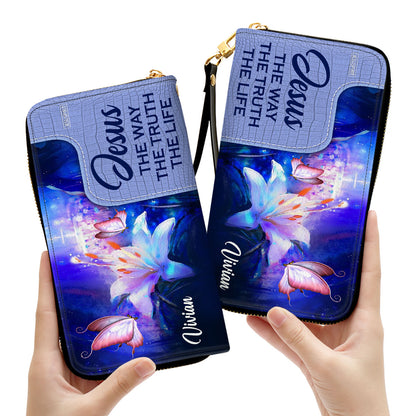 Lovely Personalized Clutch Purse - Jesus The Way The Truth The Life H13
