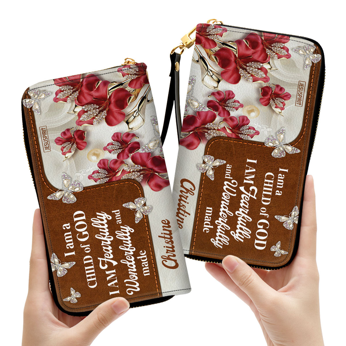 I Am A Child Of God - Awesome Personalized Butterfly Clutch Purse NUH303