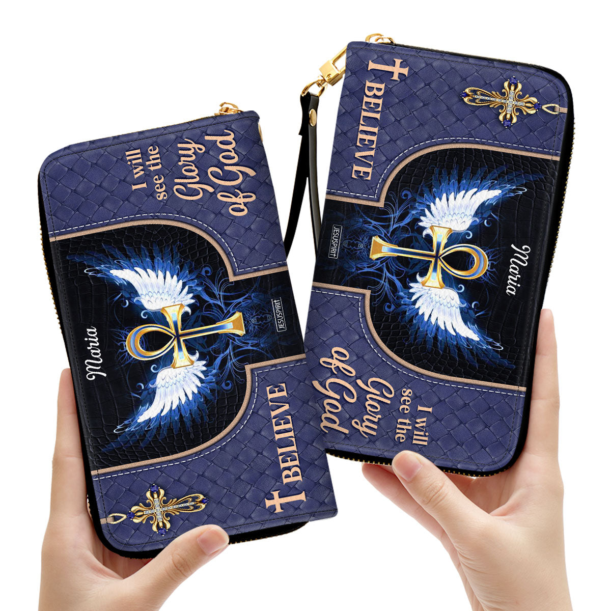 I Believe I Will See The Glory Of God - Special Personalized Clutch Purse NUH446