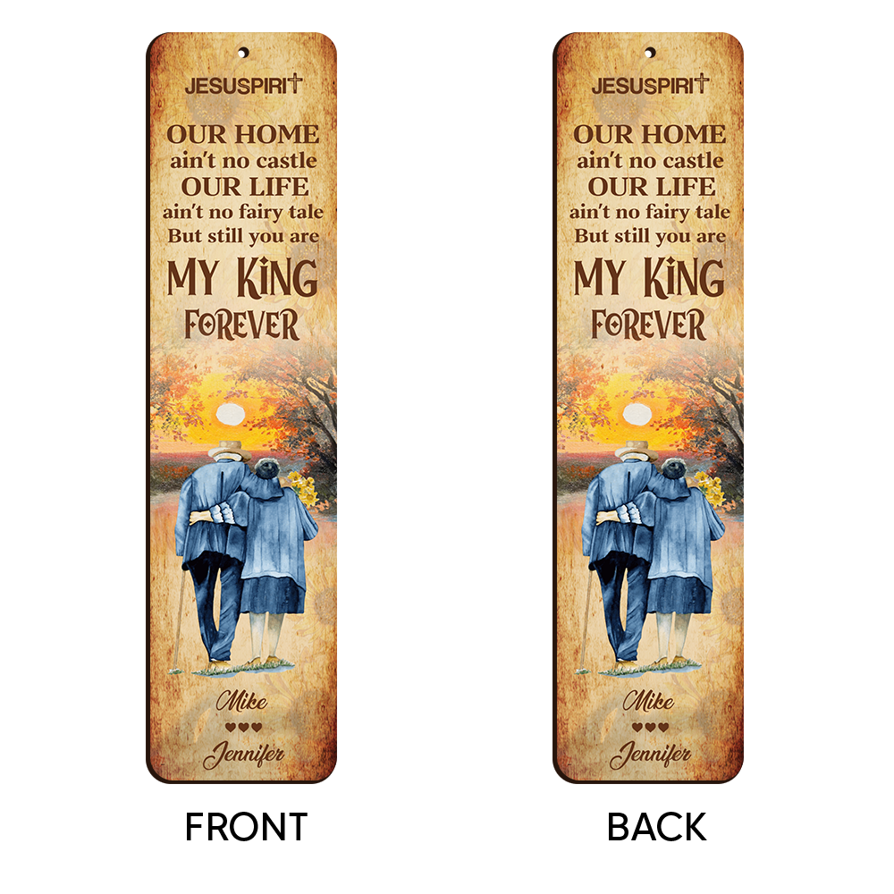 You Are My King Forever - Sweet Personalized Wooden Bookmarks NUHN283