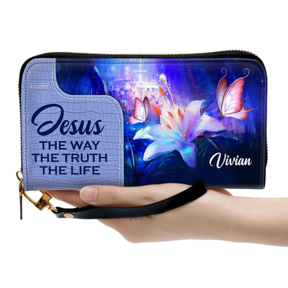 Lovely Personalized Clutch Purse - Jesus The Way The Truth The Life H13