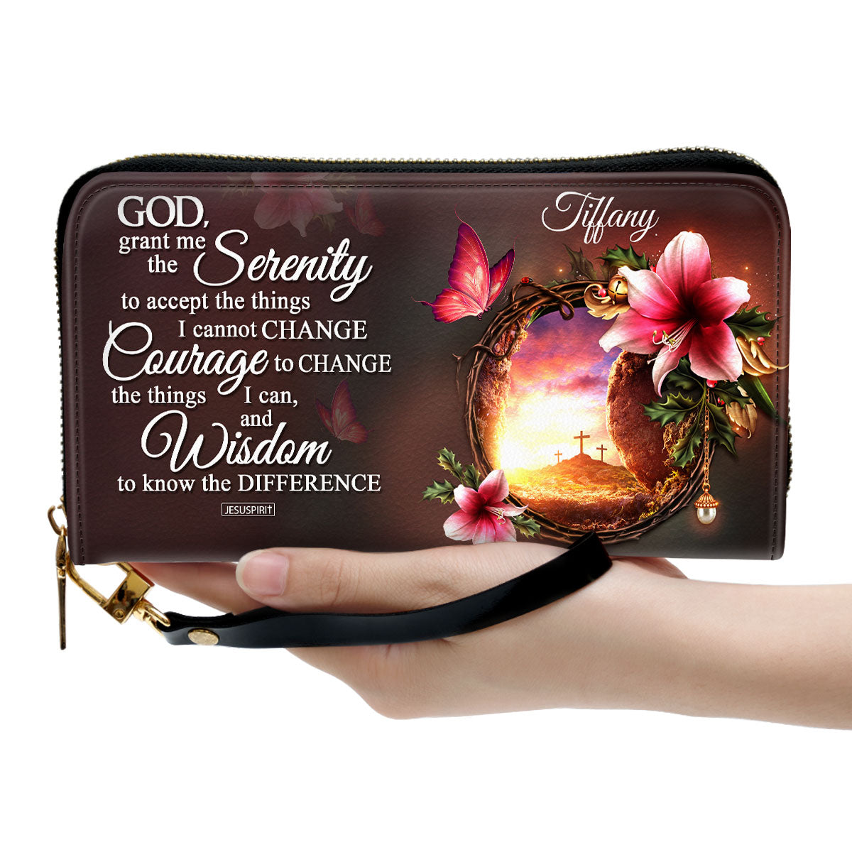 God, Grant Me The Serenity To Accept The Things I Cannot Change - Special Personalized Clutch Purse NUH321