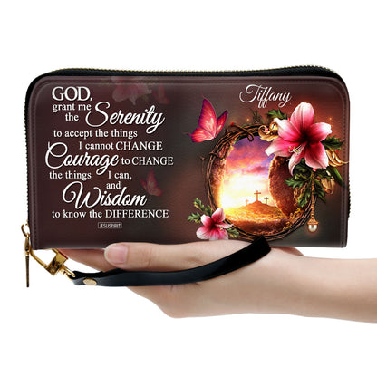 God, Grant Me The Serenity To Accept The Things I Cannot Change - Special Personalized Clutch Purse NUH321
