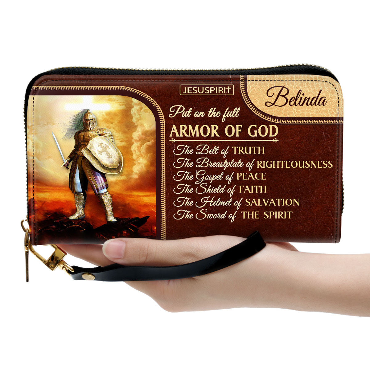 Special Personalized Clutch Purse - The Gospel Of Peace NUM352