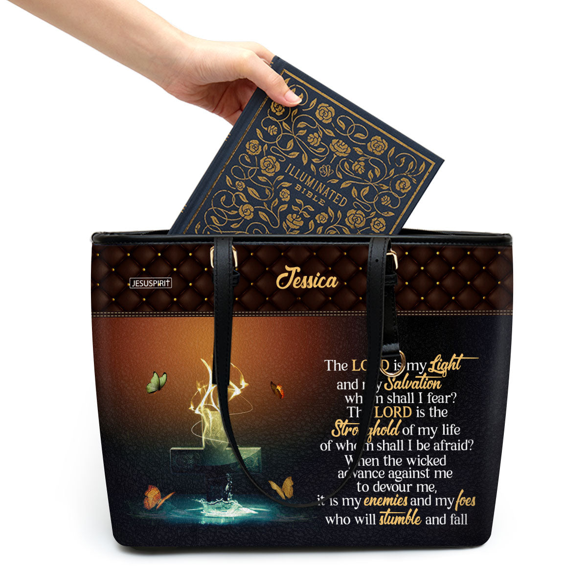 It Is My Enemies And My Foes - Unique Personalized Large Leather Tote Bag NUM481
