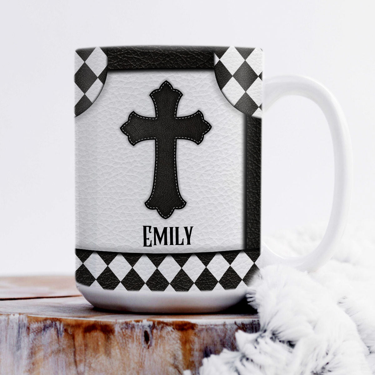 My Hope Is In You All Day Long - Beautiful Personalized Flower White Ceramic Mug NUHN302