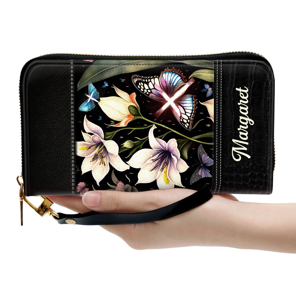 Jesuspirit | Personalized Leather Clutch Purse | I Can't Help But To Praise The Lord | Christ Gifts For Religious Women CPHN797
