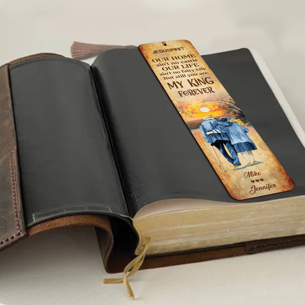 You Are My King Forever - Sweet Personalized Wooden Bookmarks NUHN283