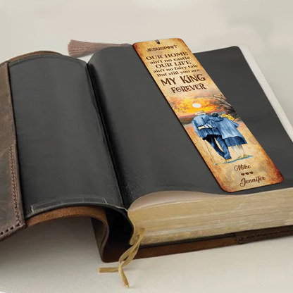 You Are My King Forever - Sweet Personalized Wooden Bookmarks NUHN283