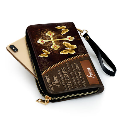 Personalized Christian Clutch Purse - The Symbol Of Love CP21