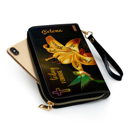 Must-Have Personalized Clutch Purse - Today I Choose Joy H15