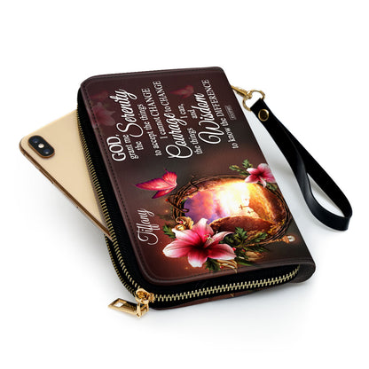 God, Grant Me The Serenity To Accept The Things I Cannot Change - Special Personalized Clutch Purse NUH321