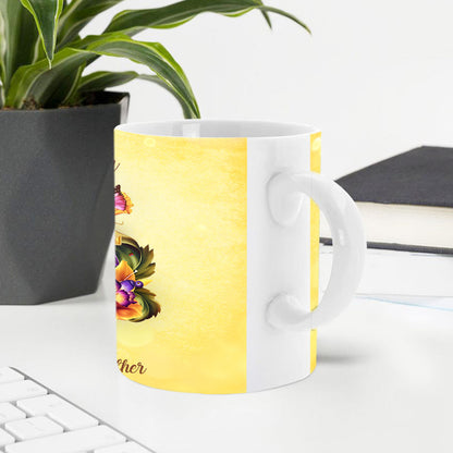 Must-Have Personalized White Ceramic Mug - In Your Eyes, I‘ve Seen God’s Love NUHN370
