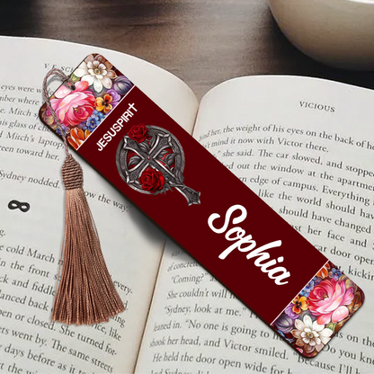Beautiful Personalized Wooden Bookmarks - The Lord Will Fight For Me I Need Only To Be Still BM23