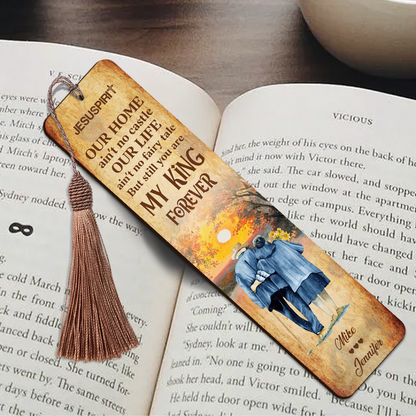You Are My King Forever - Sweet Personalized Wooden Bookmarks NUHN283