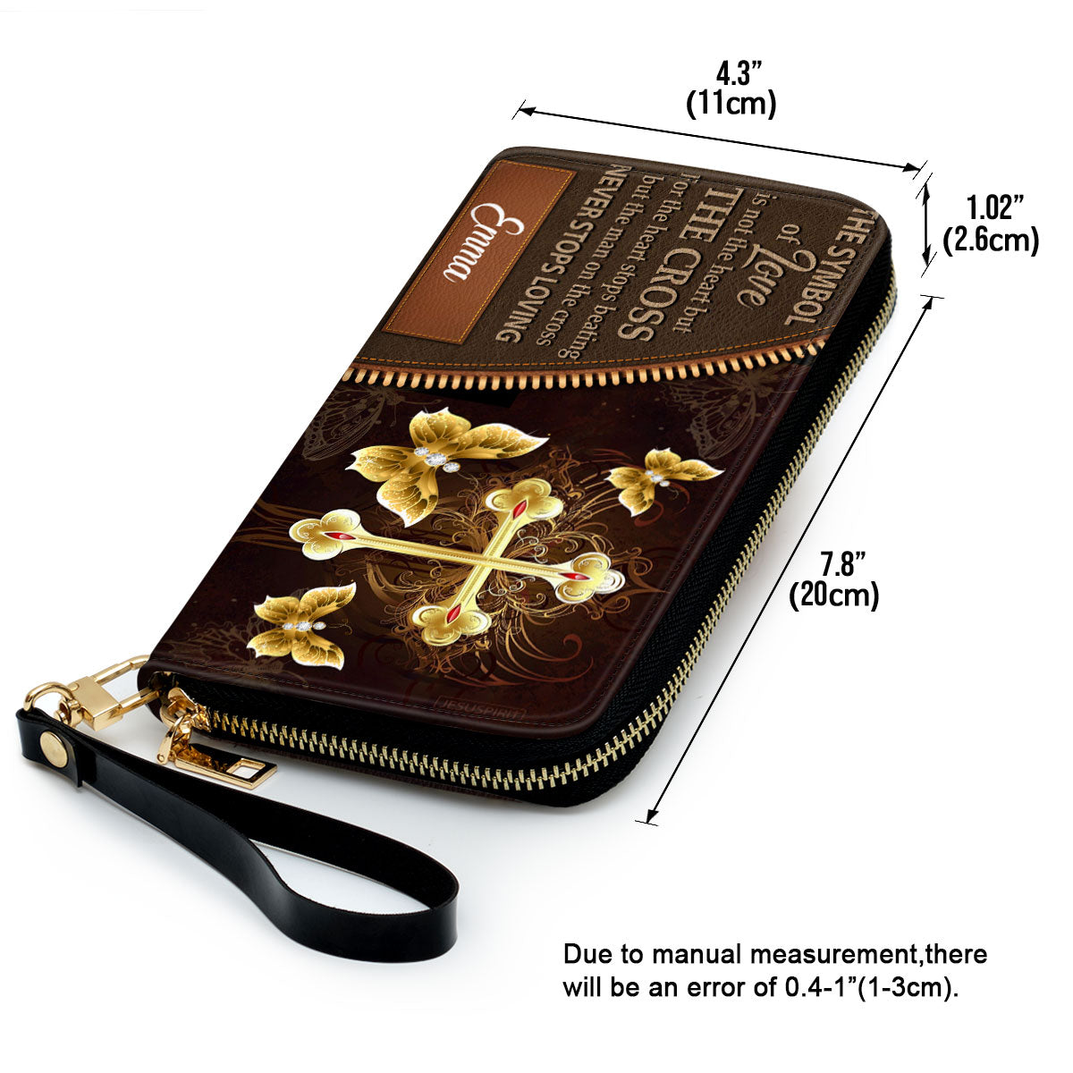 Personalized Christian Clutch Purse - The Symbol Of Love CP21