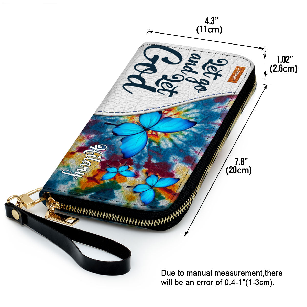 Adorable Personalized Clutch Purse - Let Go And Let God H11