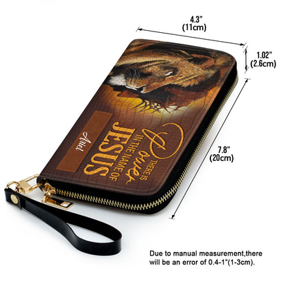Must-Have Personalized Clutch Purse - There Is Power In The Name Of Jesus H16