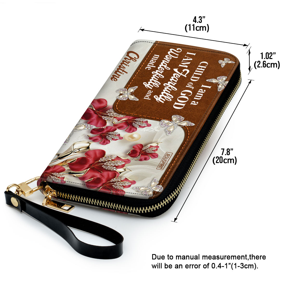 I Am A Child Of God - Awesome Personalized Butterfly Clutch Purse NUH303