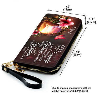 God, Grant Me The Serenity To Accept The Things I Cannot Change - Special Personalized Clutch Purse NUH321
