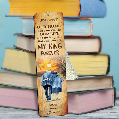 You Are My King Forever - Sweet Personalized Wooden Bookmarks NUHN283