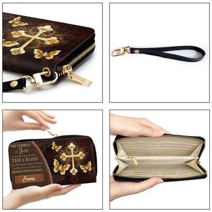 Personalized Christian Clutch Purse - The Symbol Of Love CP21