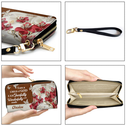 I Am A Child Of God - Awesome Personalized Butterfly Clutch Purse NUH303