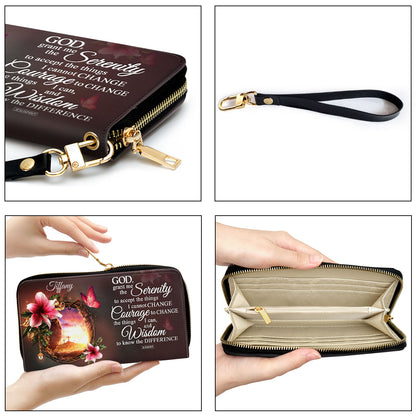 God, Grant Me The Serenity To Accept The Things I Cannot Change - Special Personalized Clutch Purse NUH321