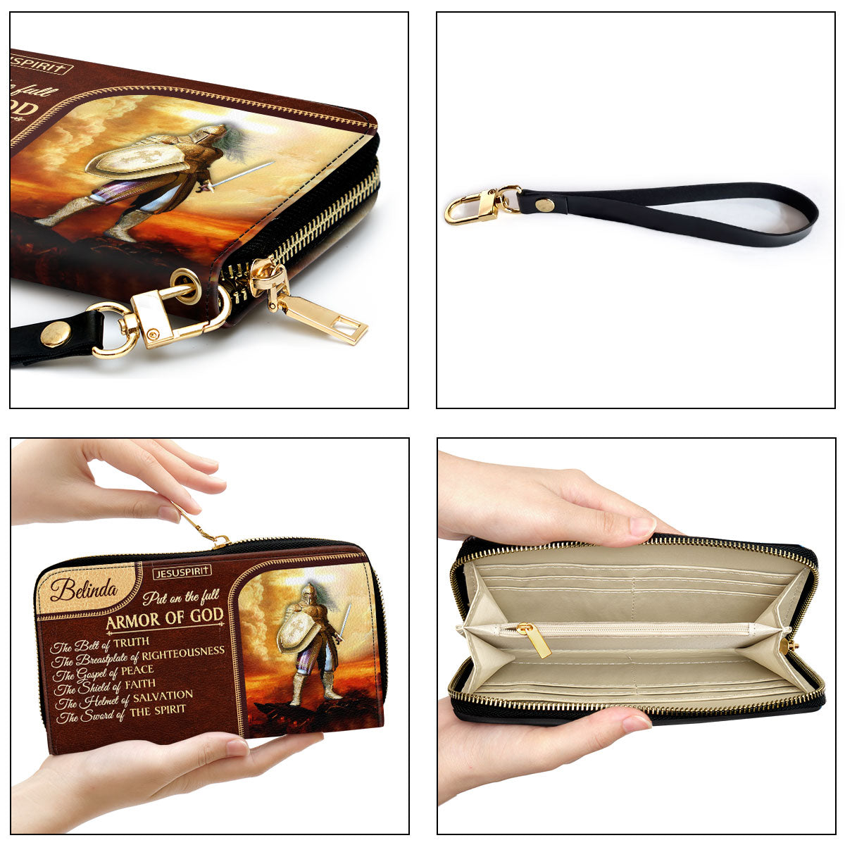 Special Personalized Clutch Purse - The Gospel Of Peace NUM352
