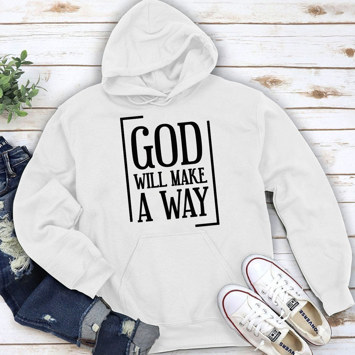 God Will Make A Way - Must-Have Christian Unisex Hoodie HHN354