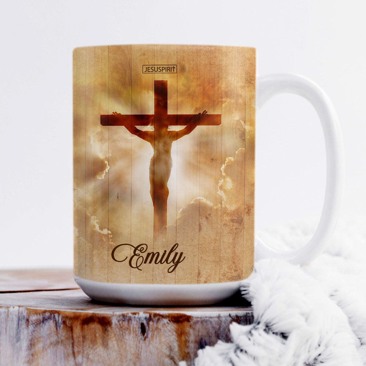 Give Us This Day Our Daily Bread - Unique Personalized Christian White Ceramic Mug NUH323