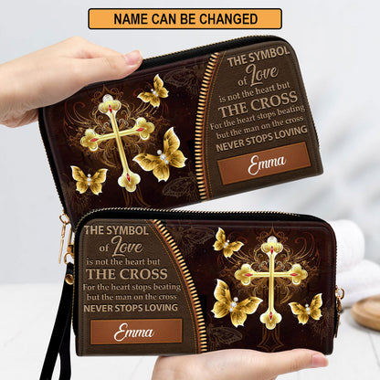 Personalized Christian Clutch Purse - The Symbol Of Love CP21