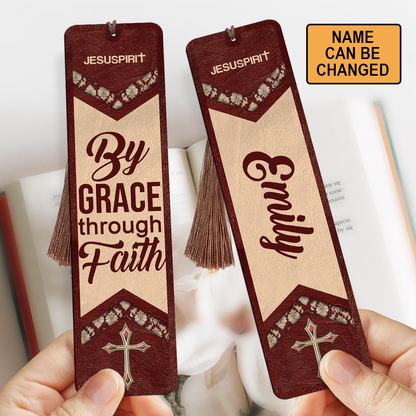 Must-Have Personalized Wooden Bookmarks - By Grace Through Faith BM14