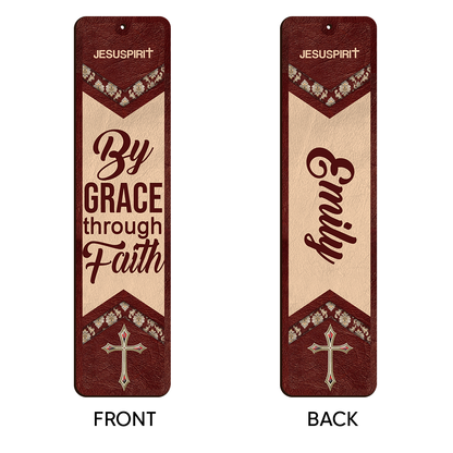 Must-Have Personalized Wooden Bookmarks - By Grace Through Faith BM14