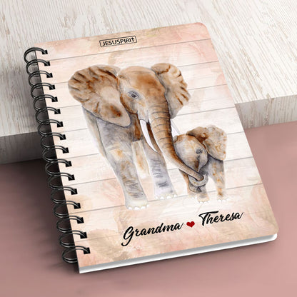 Lovely Personalized Spiral Journal For Granddaughter - You Are My Sunshine NUH217