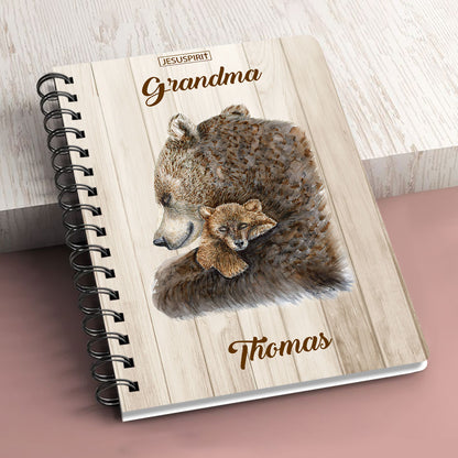 Special Personalized Spiral Journal For Grandchildren - I‘ll Always Be With You NUA220