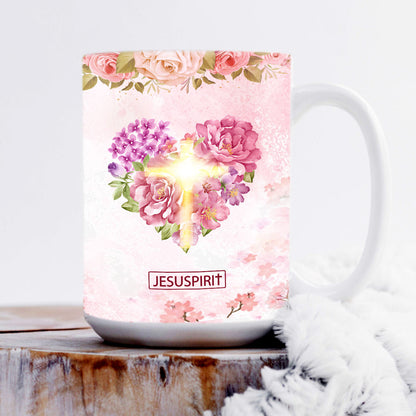 You Are The Beat Of My Heart - Beautiful Personalized White Ceramic Mug NUM392