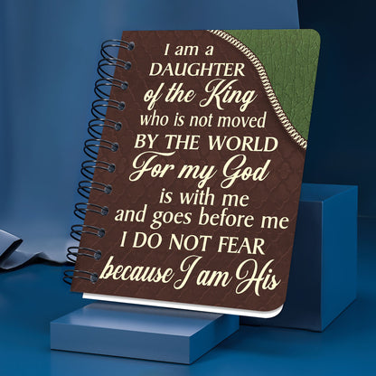 For My God Is With Me And Goes Before Me - Special Personalized Lion Spiral Journal HIM317