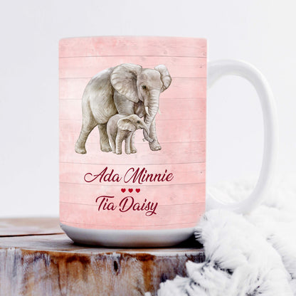 Special Personalized White Ceramic Mug For Children - I Wish You The Strength, Adventure On Your Journey NUA219
