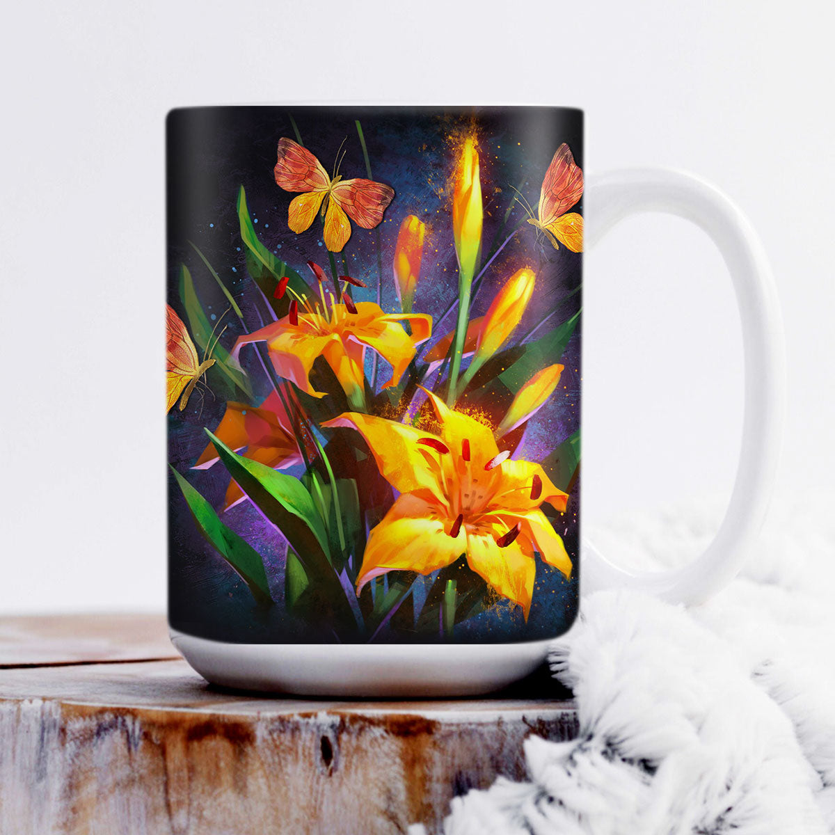 Because He Lives, I Can Face Tomorrow - Personalized White Ceramic Mug H17