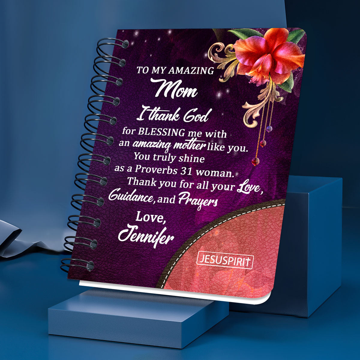 Special Personalized Spiral Journal - To My Amazing Mom NUM384