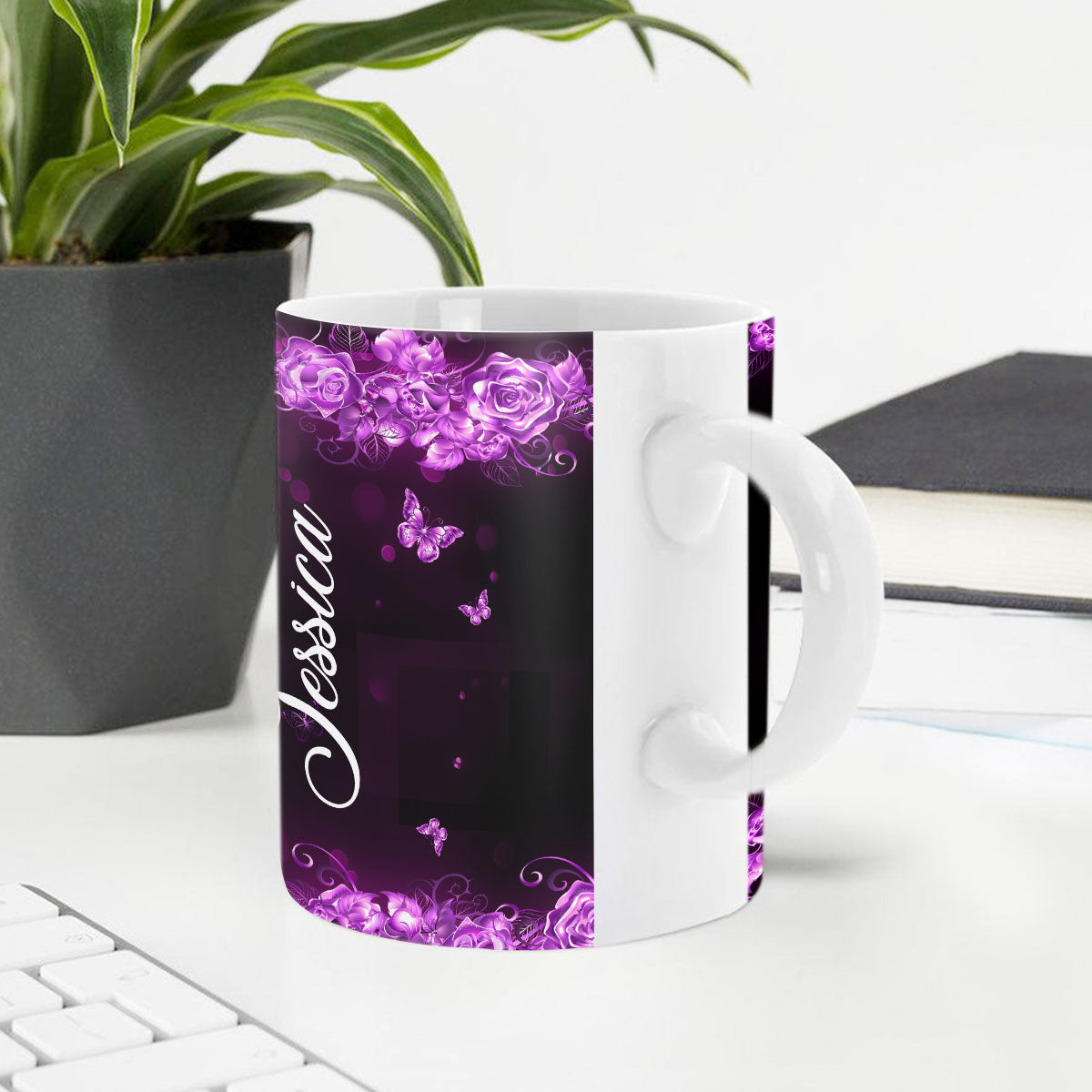 God Calls You Beautiful - Lovely Personalized Flower White Ceramic Mug NUA170