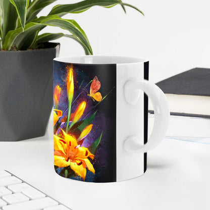 Because He Lives, I Can Face Tomorrow - Personalized White Ceramic Mug H17