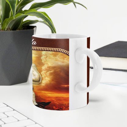 Must-Have Personalized White Ceramic Mug - The Helmet Of Salvation NUM352