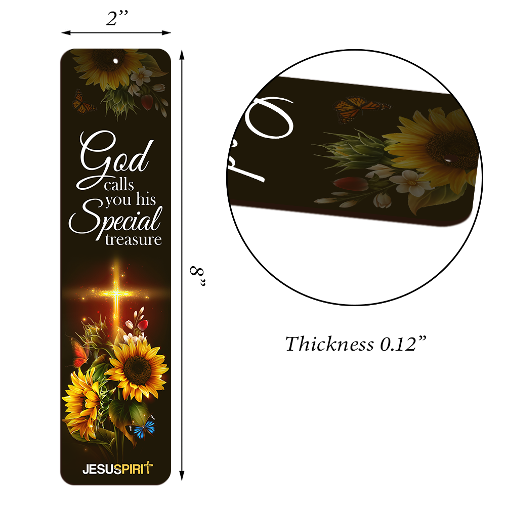 God Calls You His Special Treasure - Lovely Personalized Wooden Bookmarks BM02