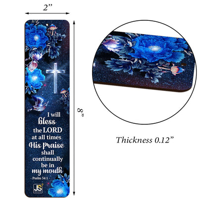 I Will Bless The Lord At All Times - Special Personalized Wooden Bookmarks MH26